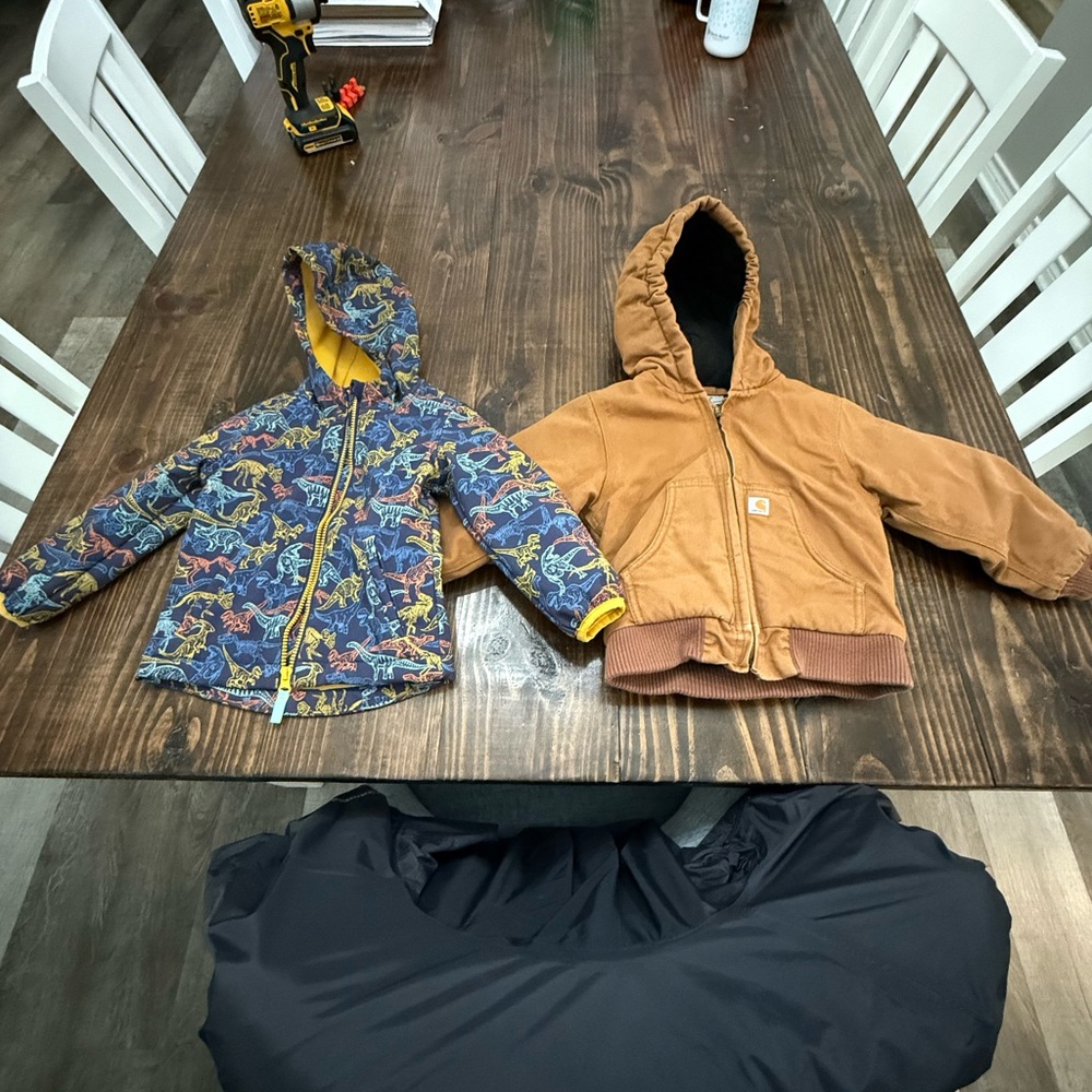 Carhartt / Cat&Jack Kids Jackets - Blue Patterned and Tan